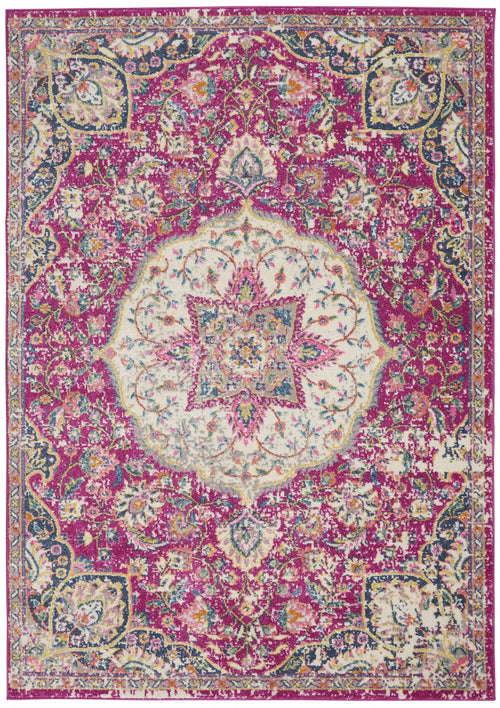 4' X 6' Pink Dhurrie Area Rug