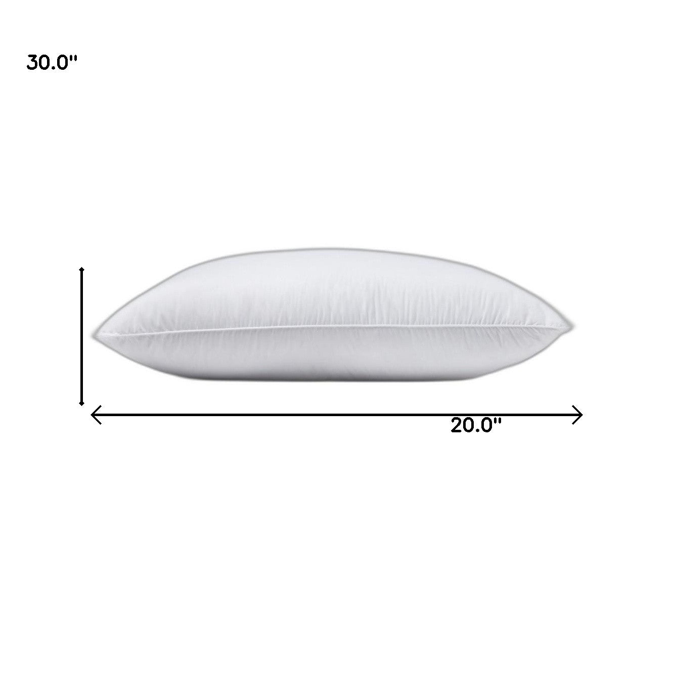 Lux Sateen Down Alternative Queen Size Firm Pillow