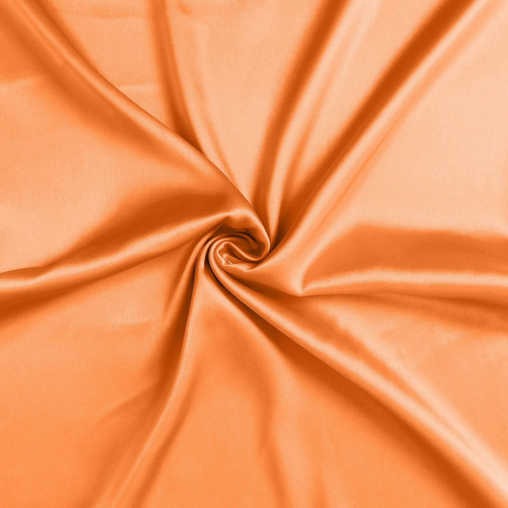 Orange Dreamy Set Of 2 Silky Satin Queen Pillowcases