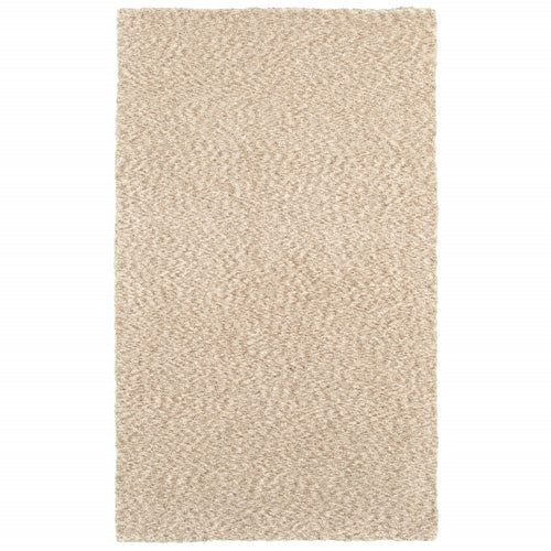 3’ X 5’ Modern Soft Tan Indoor Area Rug