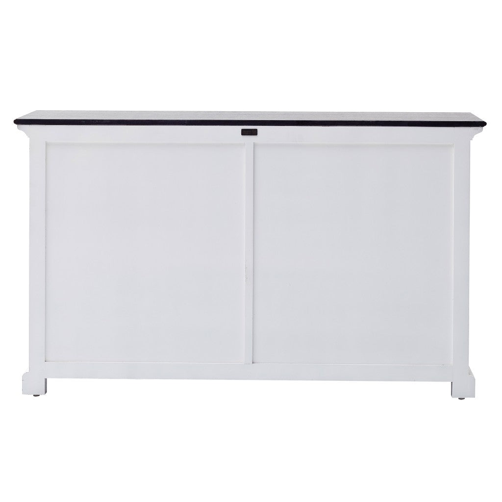 Modern Farmhouse Black And White Buffet Server