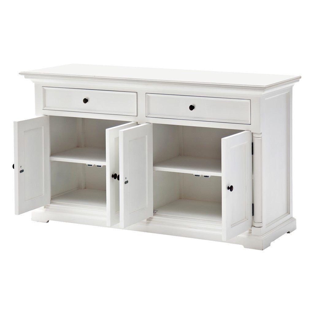 Modern Farm White Two Door Buffet Server