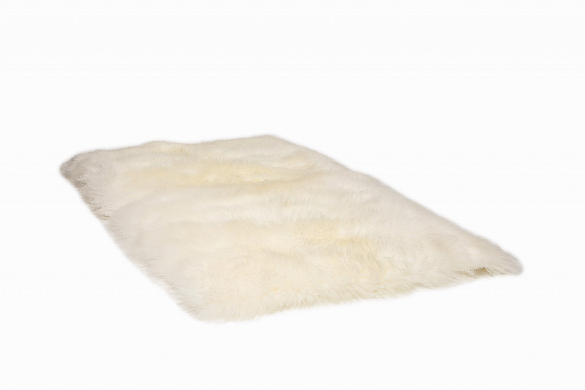 3' X 5' Natural Rectangular Sheepskin Area Rug