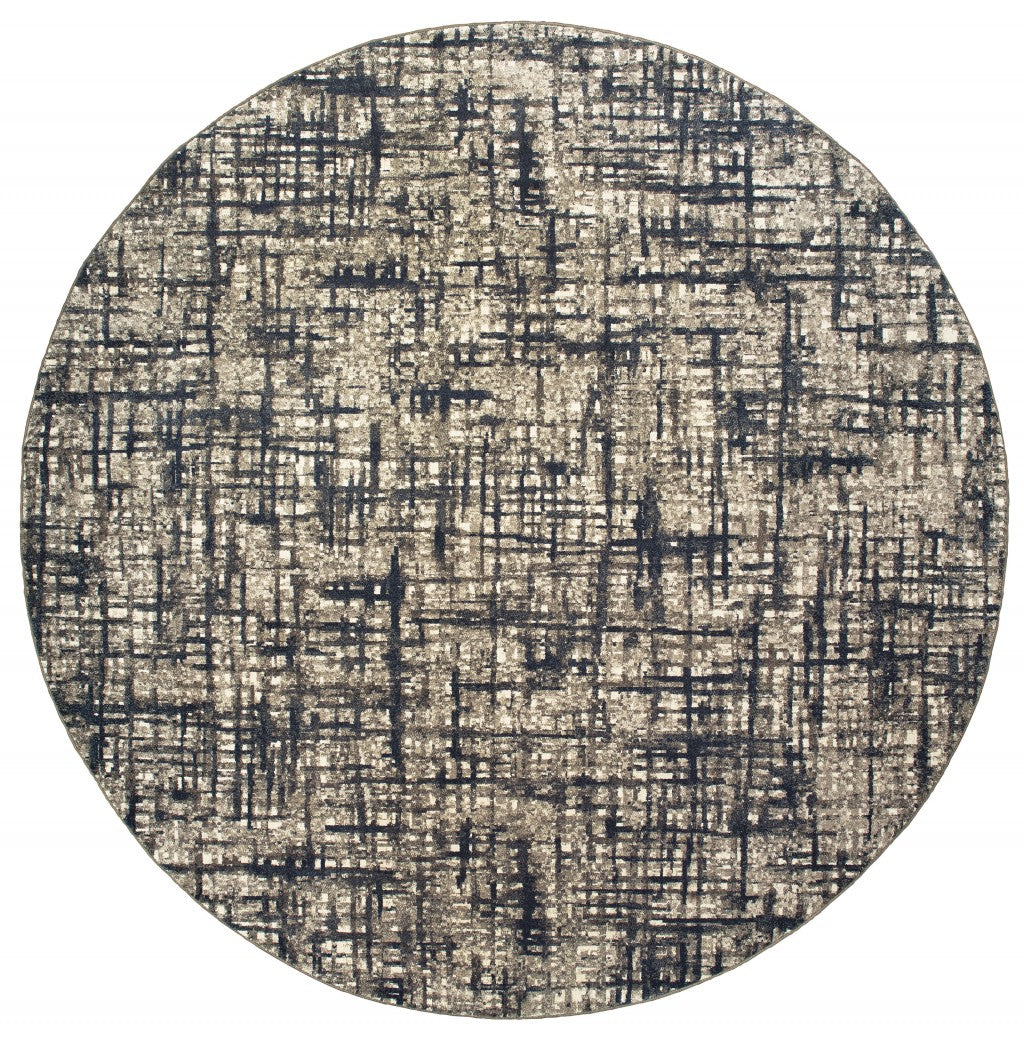 12' X 15' Blue And Gray Dhurrie Area Rug