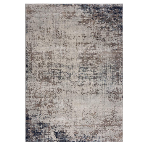 2’ X 6’ Navy Blue Distressed Striations Area Rug