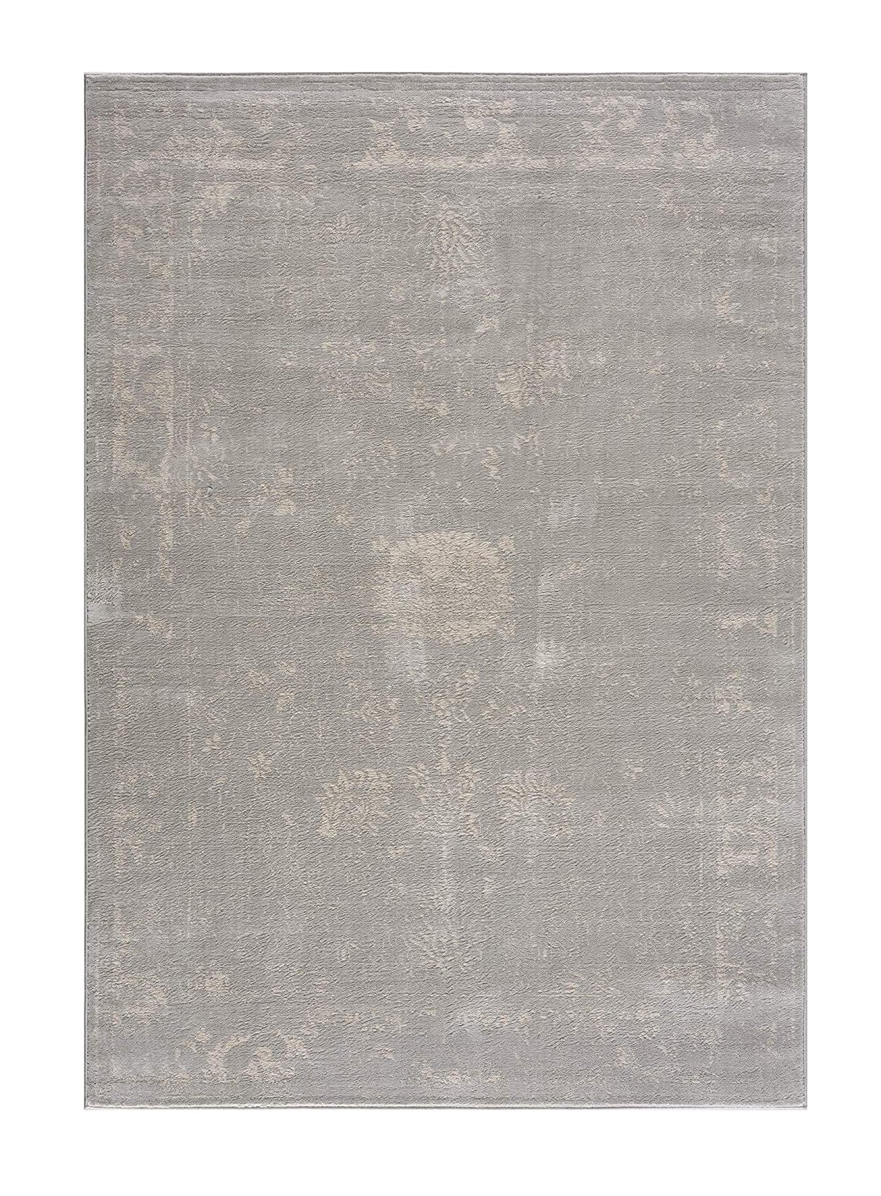 5’ X 8’ Modern Gray Distressed Area Rug