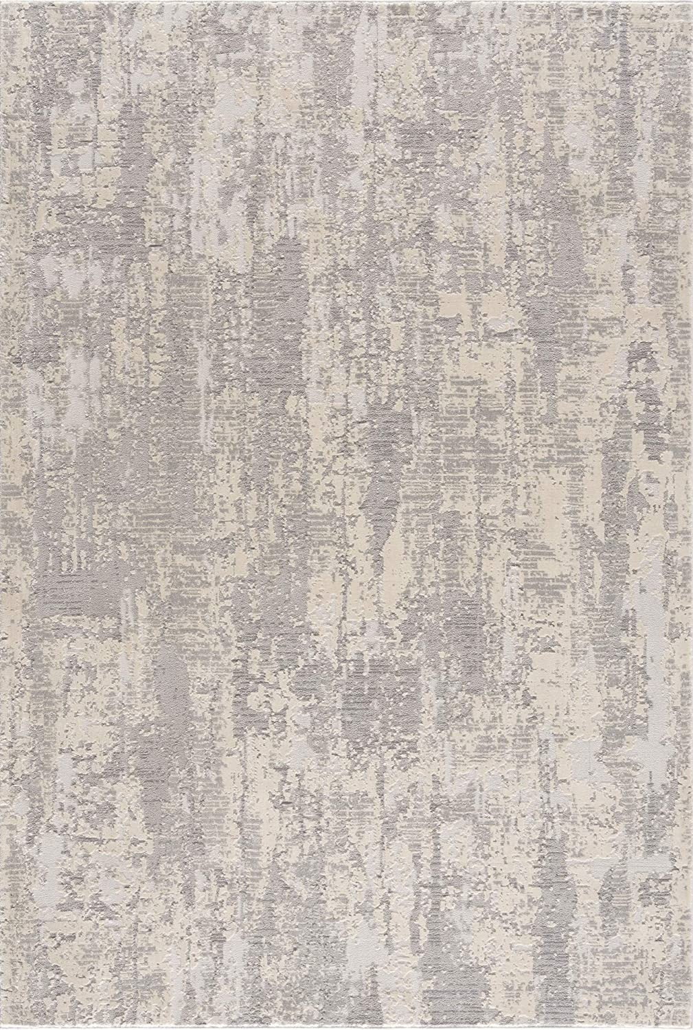 4’ X 6’ Gray Metro Modern Abstract Area Rug