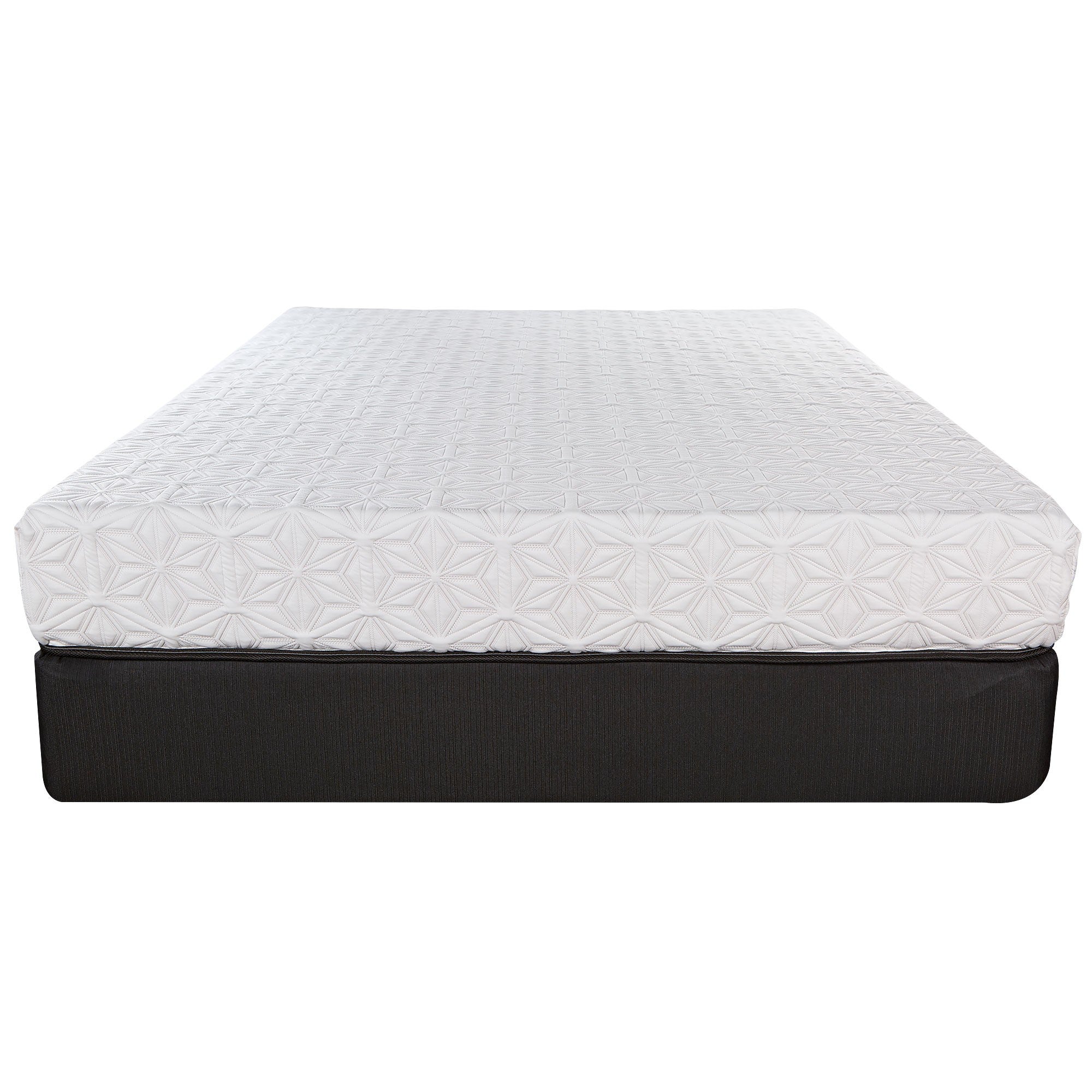 8" Three Layer Gel Infused Memory Foam Smooth Top Mattress Cal King