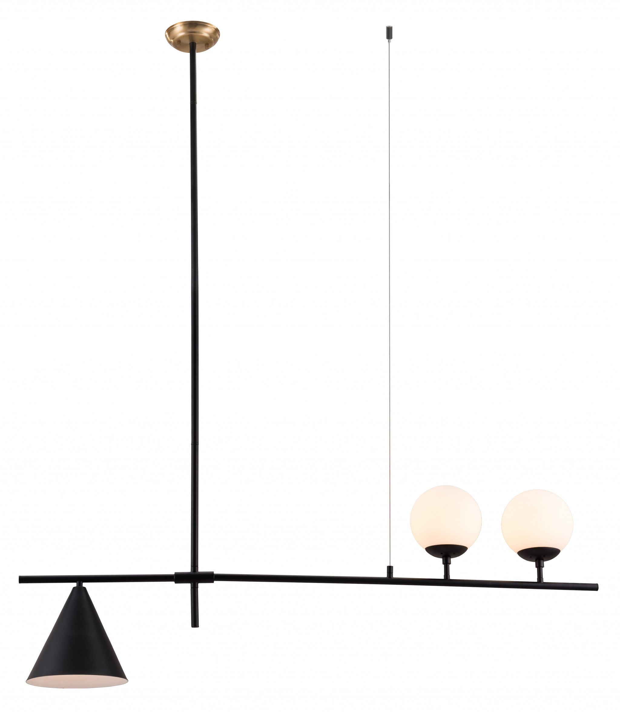 Black Town Ceiling Lamp