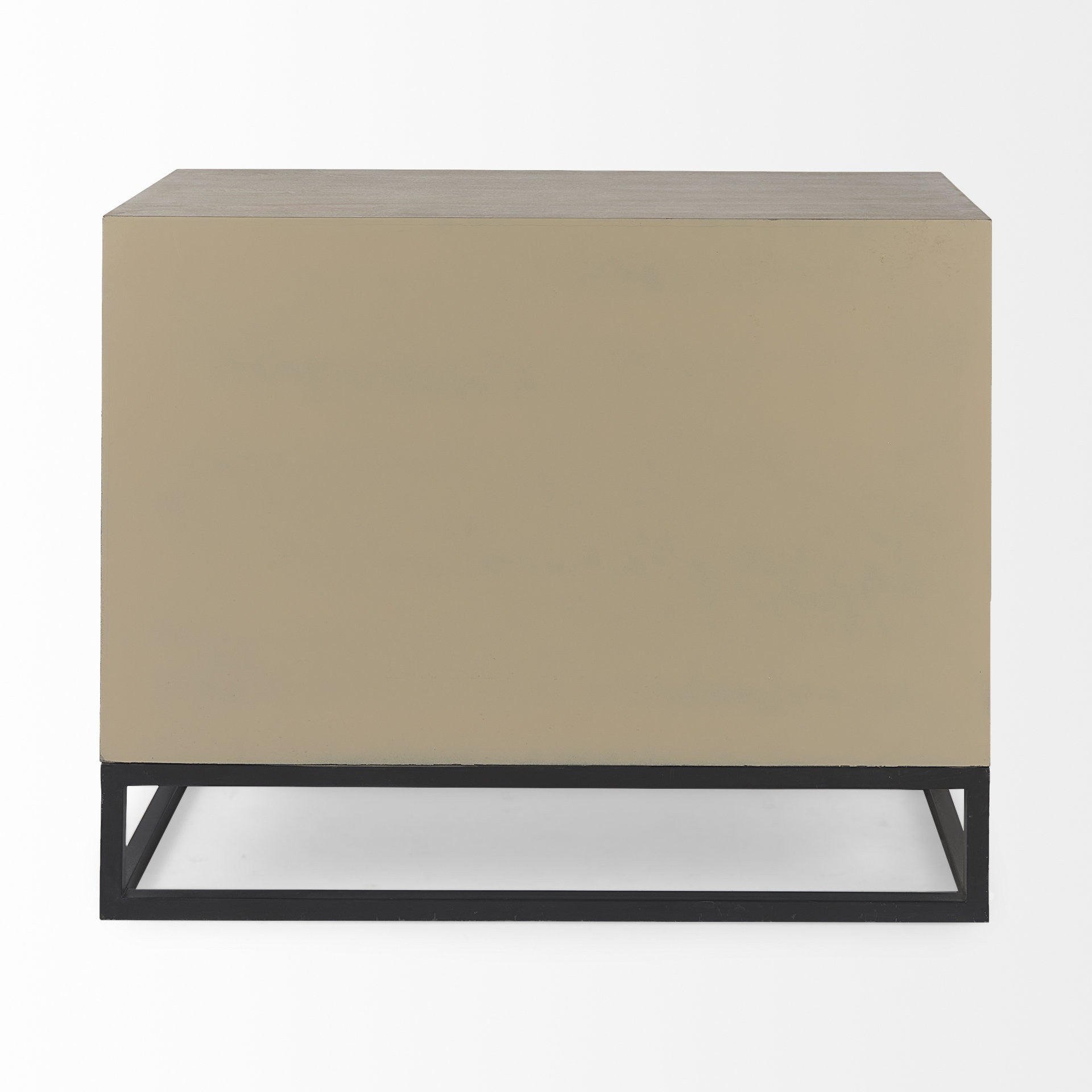 Contemporary Light Wash Diamond Accent Cabinet