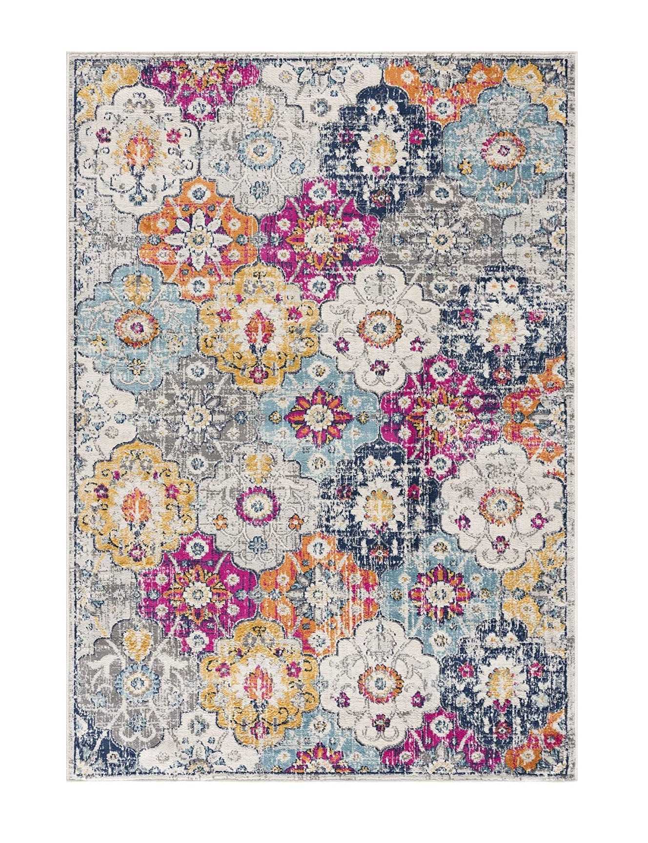 13' Runner Rust Floral Dhurrie Runner Rug