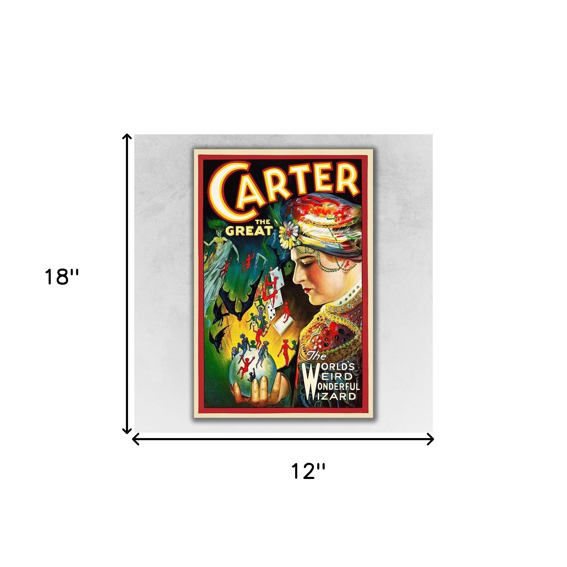 Vintage Carter Vintage Magic Unframed Print Wall Art