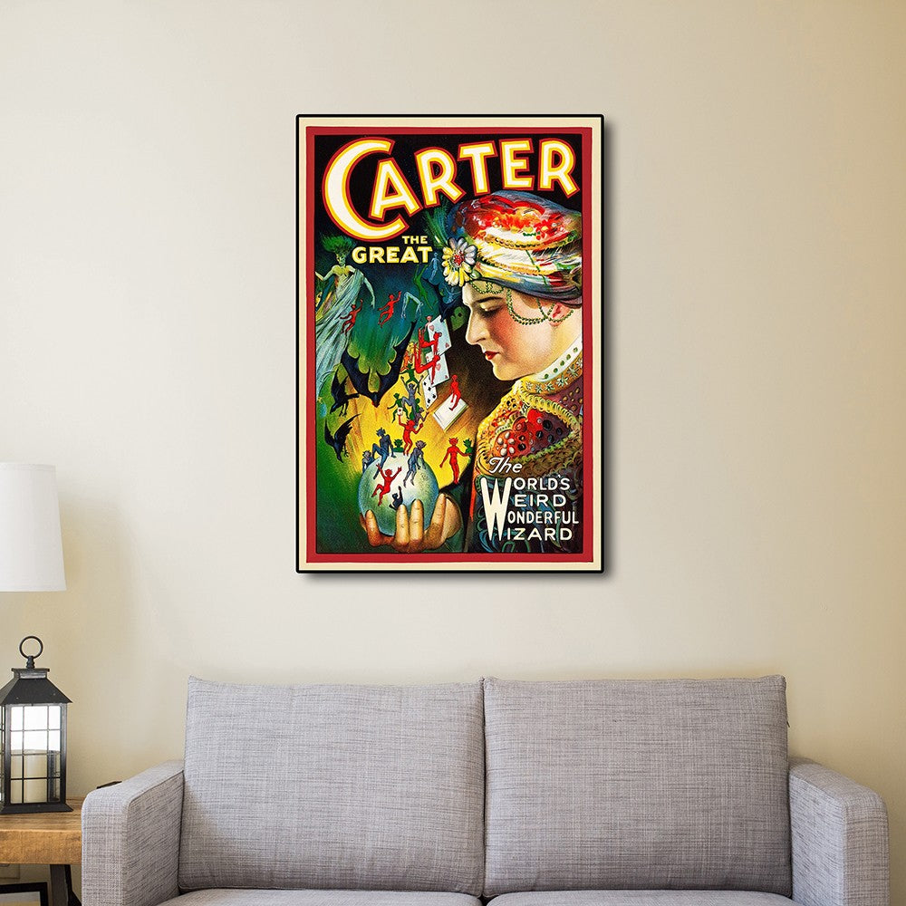 Vintage 1926 Carter Witchcraft Magic Unframed Print Wall Art