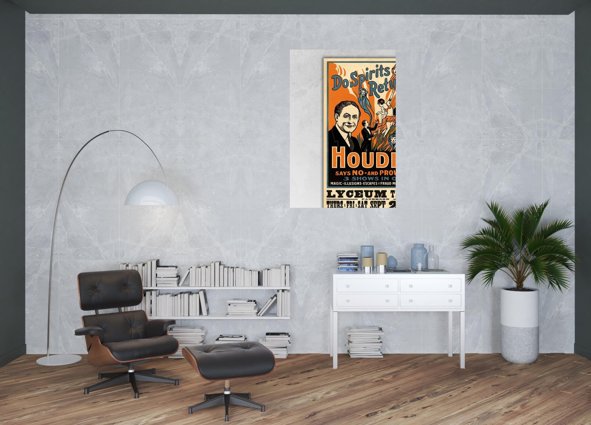 Houdini Spirits Vintage Magic Unframed Print Wall Art