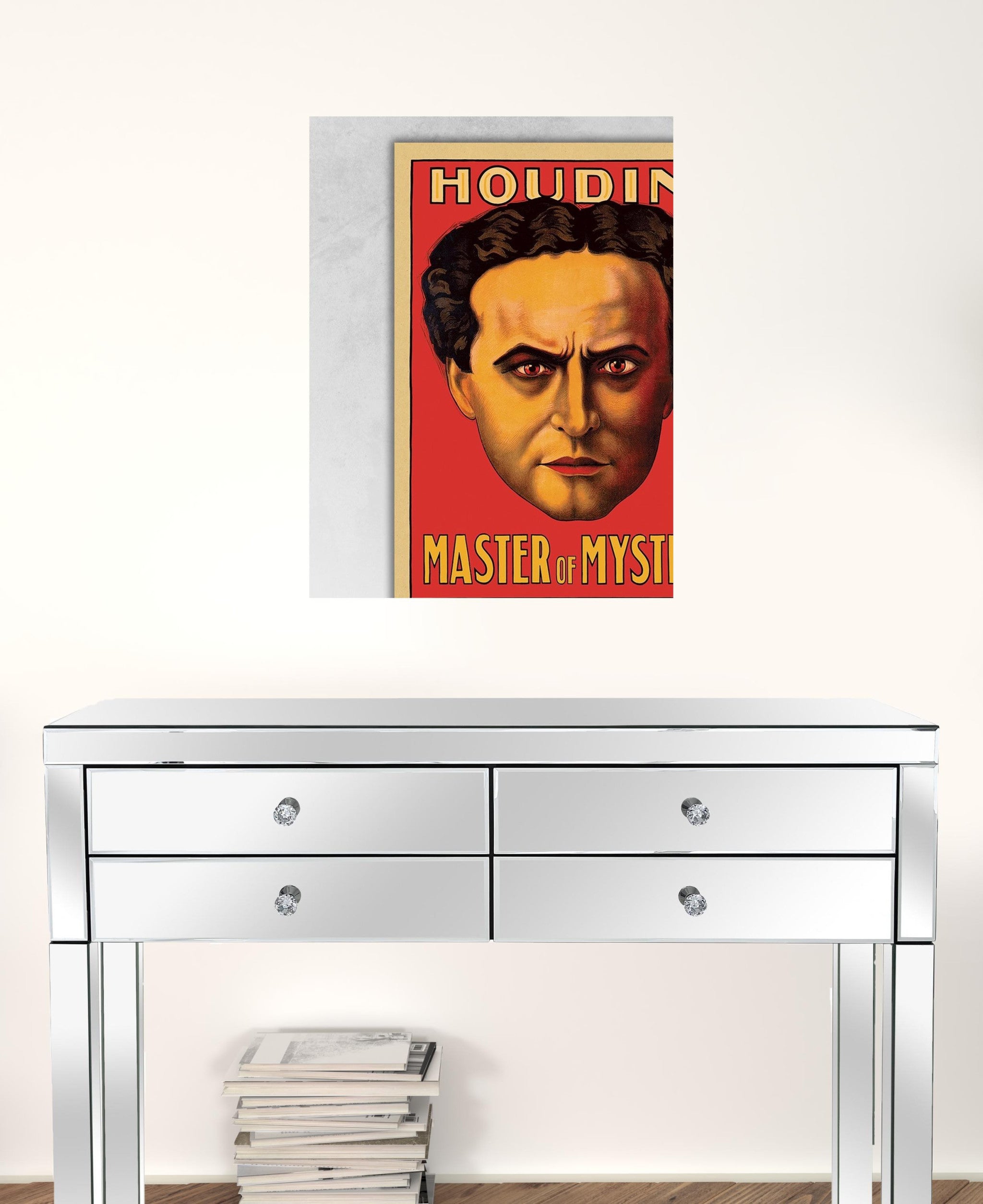 18" X 24" Houdini Master Of Mystery Vintage Magic Poster Wall Art