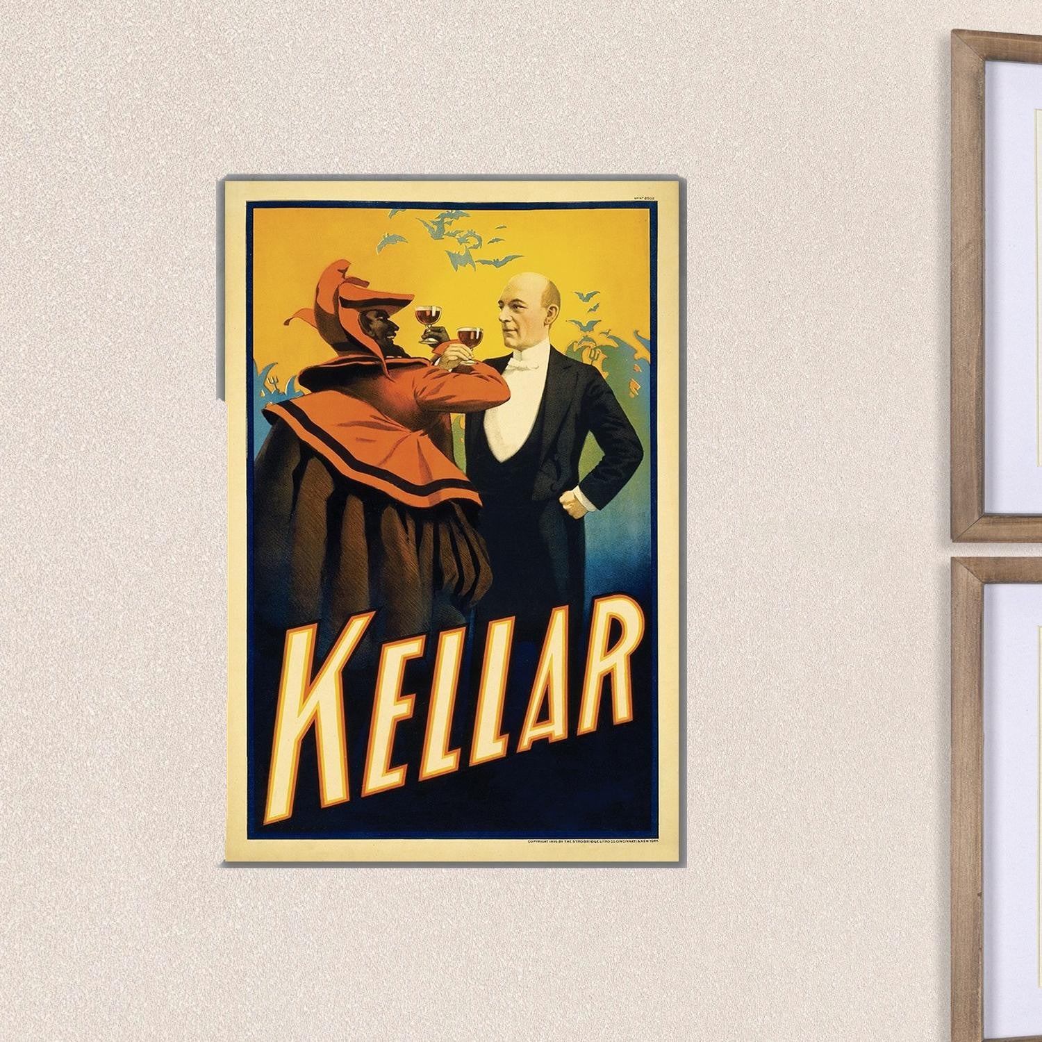 Kellar Levitation Vintage Magic Unframed Print Wall Art