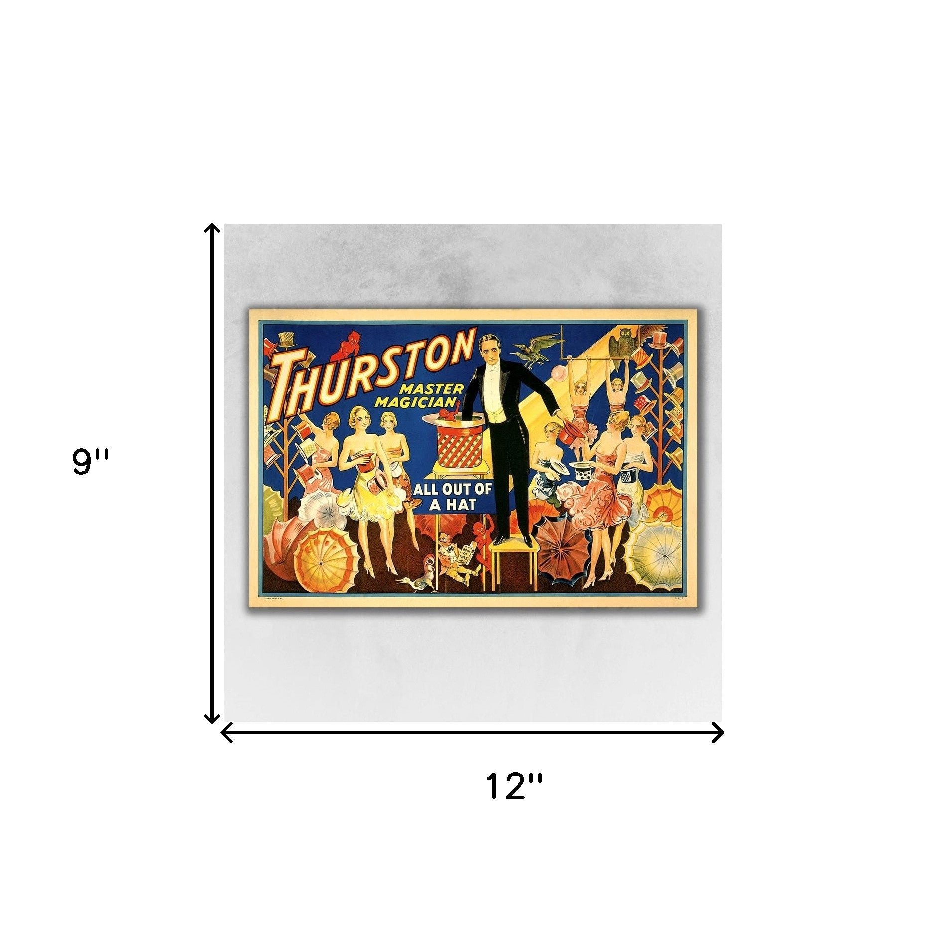 Thurston Spirits Vintage Magic Unframed Print Wall Art