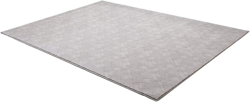 7’ X 10’ Gray Distressed Diamonds Area Rug