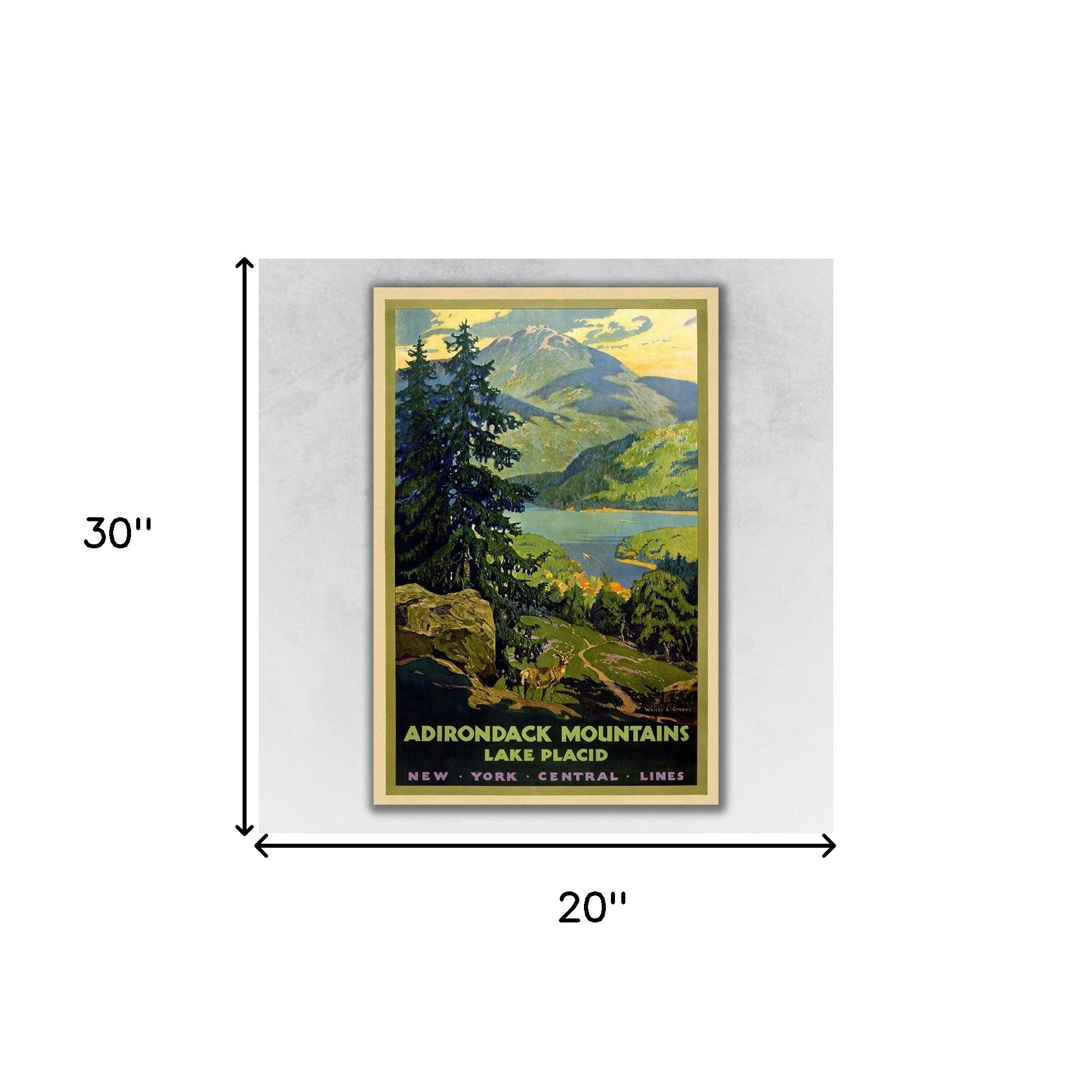 Adirondack Mountains Unframed Print Wall Art