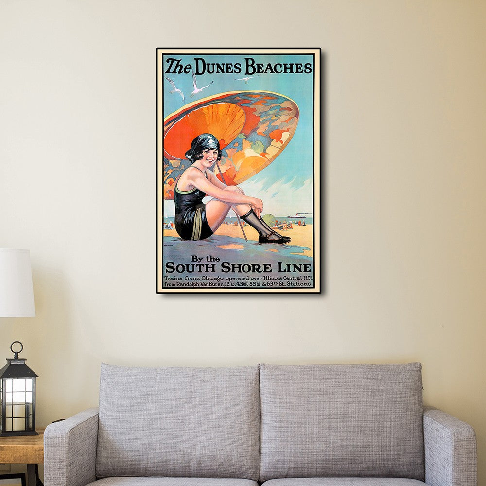 Gulf Coast Golf 1932 Vintage Travel Unframed Print Wall Art