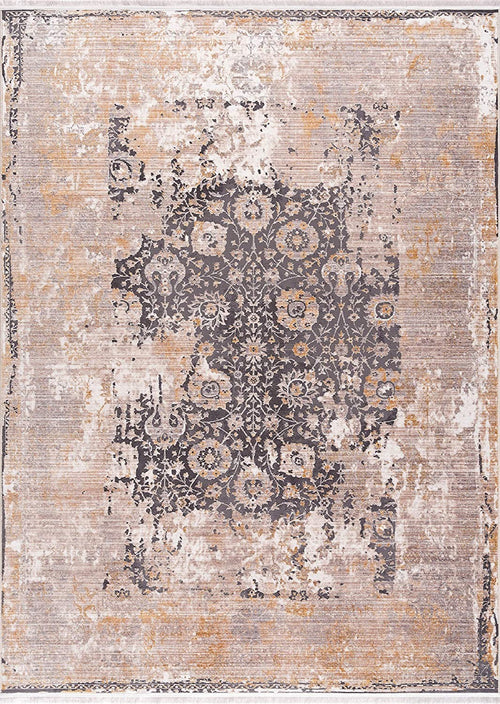 4’ x 6’ Gray Washed Out Persian Area Rug