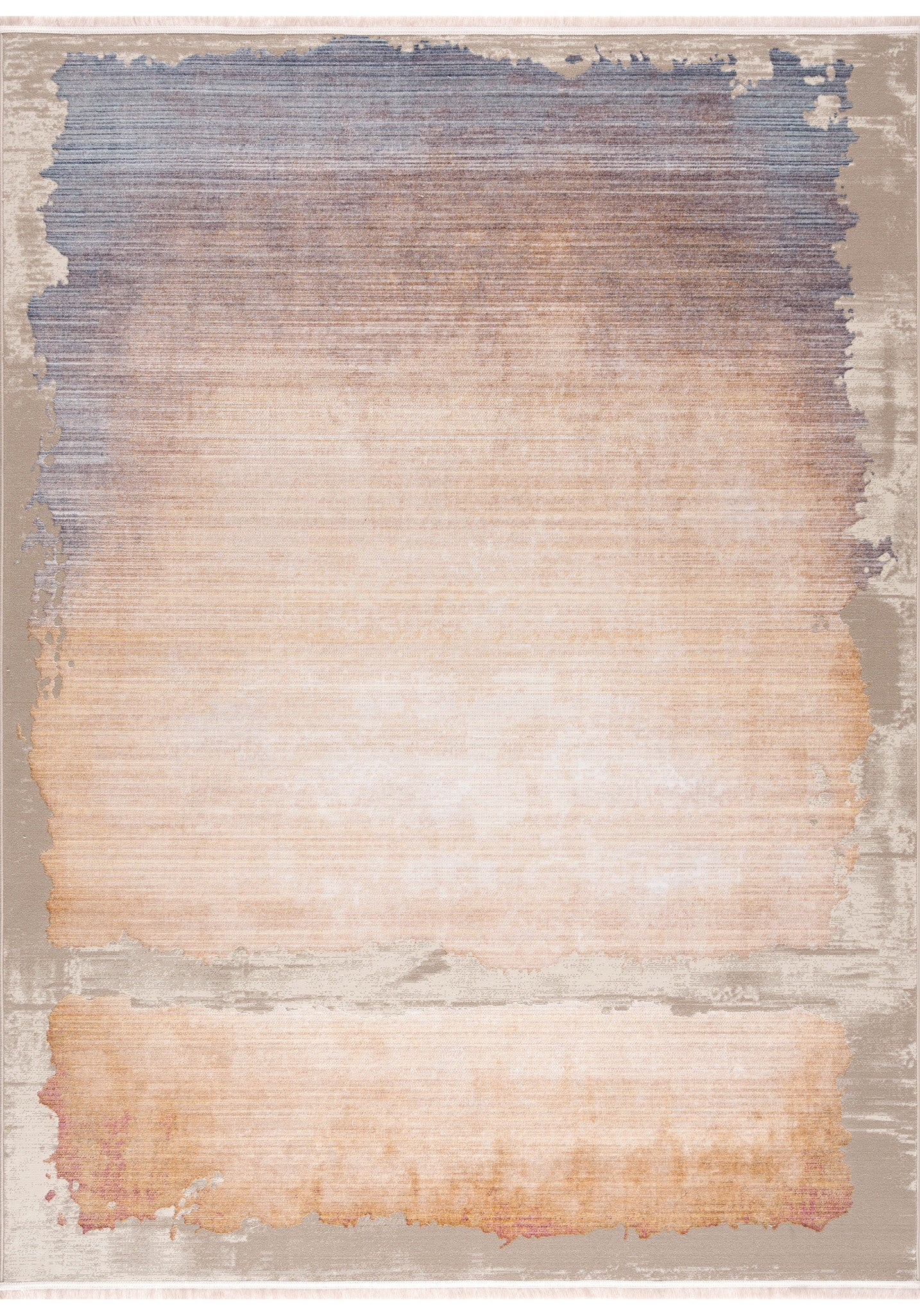 4’ x 6’ Beige Faded Sunset Area Rug