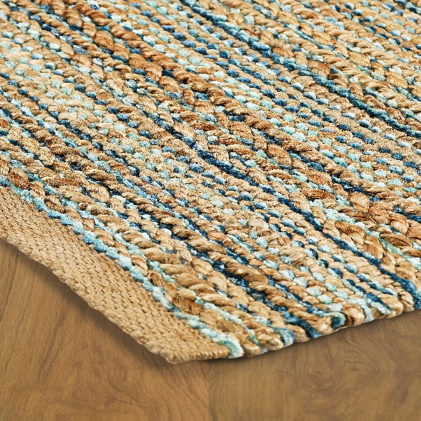 9' X 12' Natural Dhurrie Hand Woven Area Rug