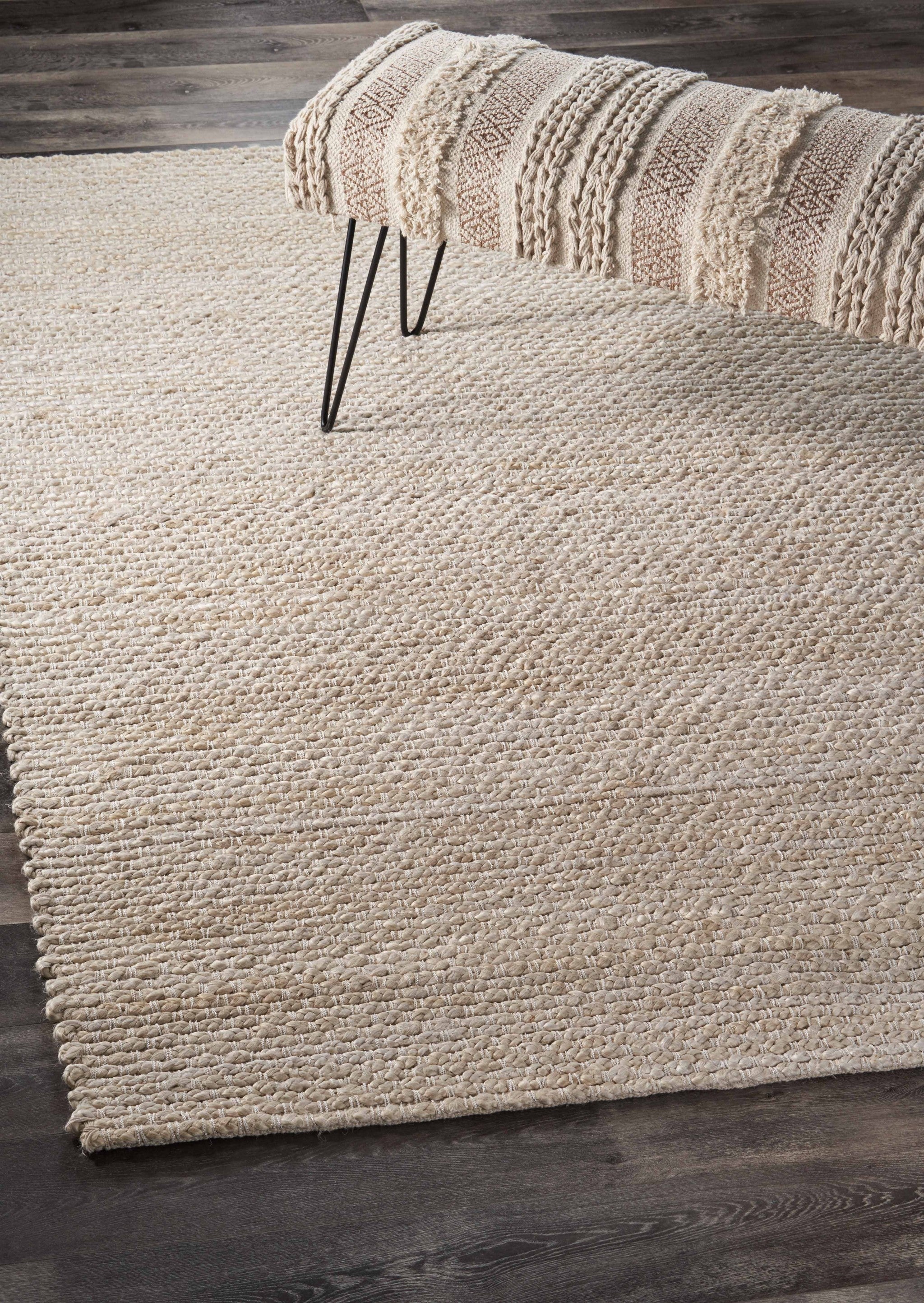 8’ x 10’ Natural Bleached Contemporary Area Rug