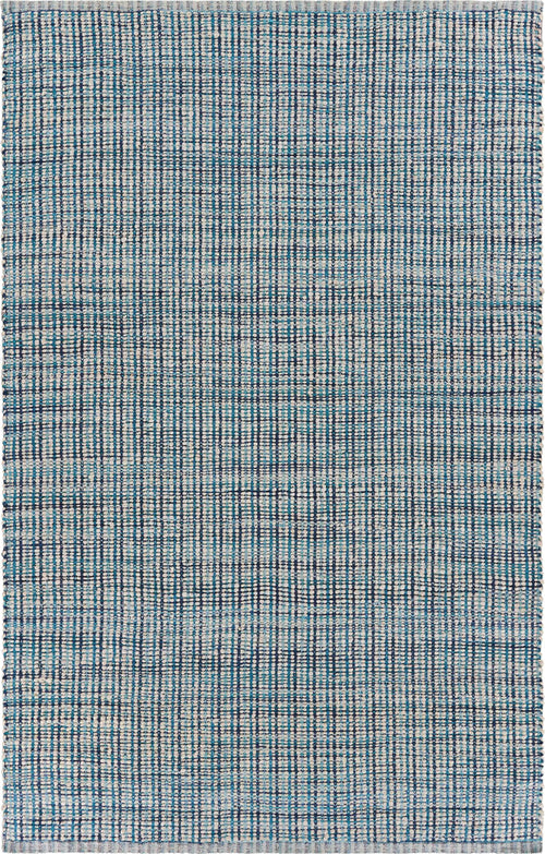 8' X 10' Blue Hand Loomed Area Rug