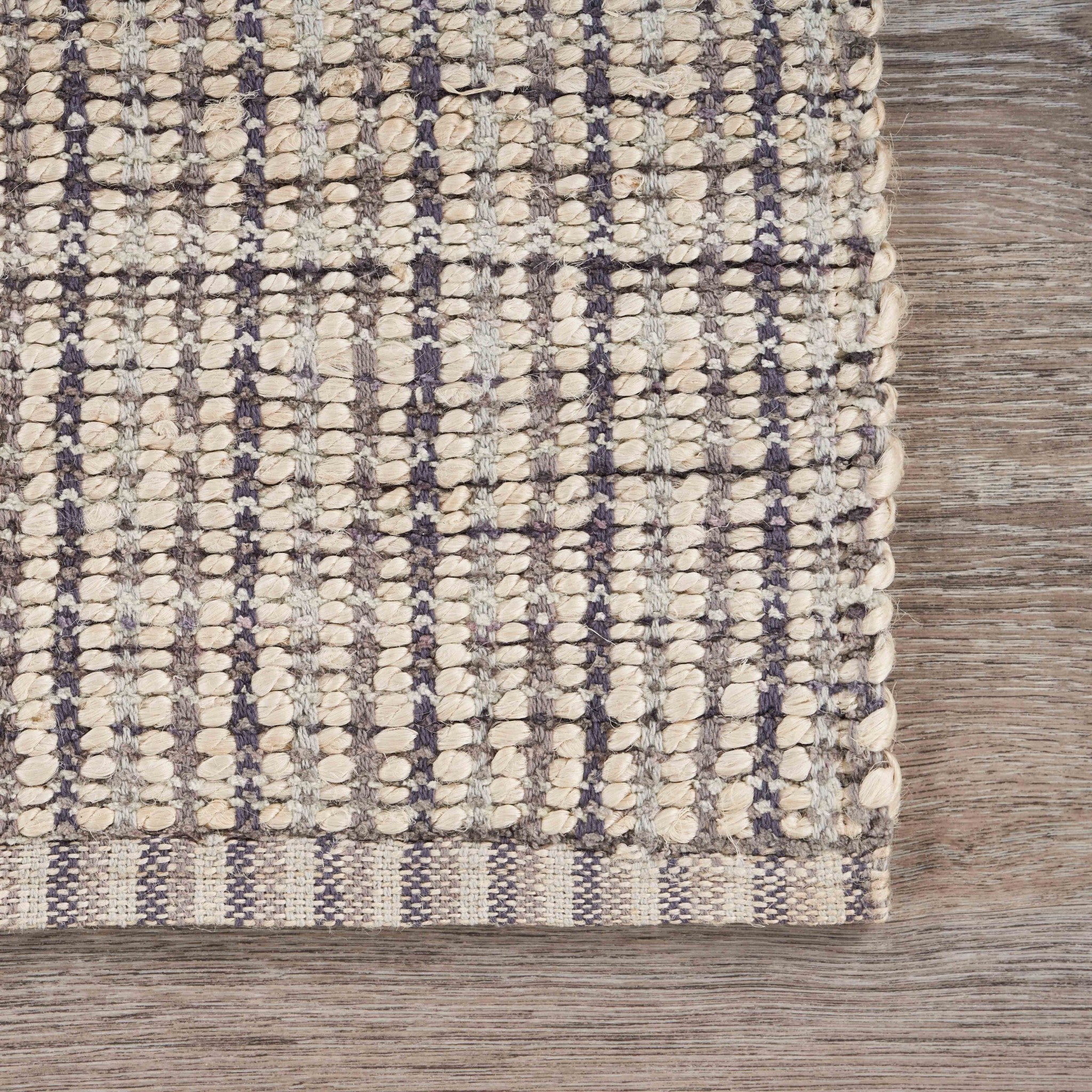 8’ x 10’ Brown and Beige Toned Jute Area Rug