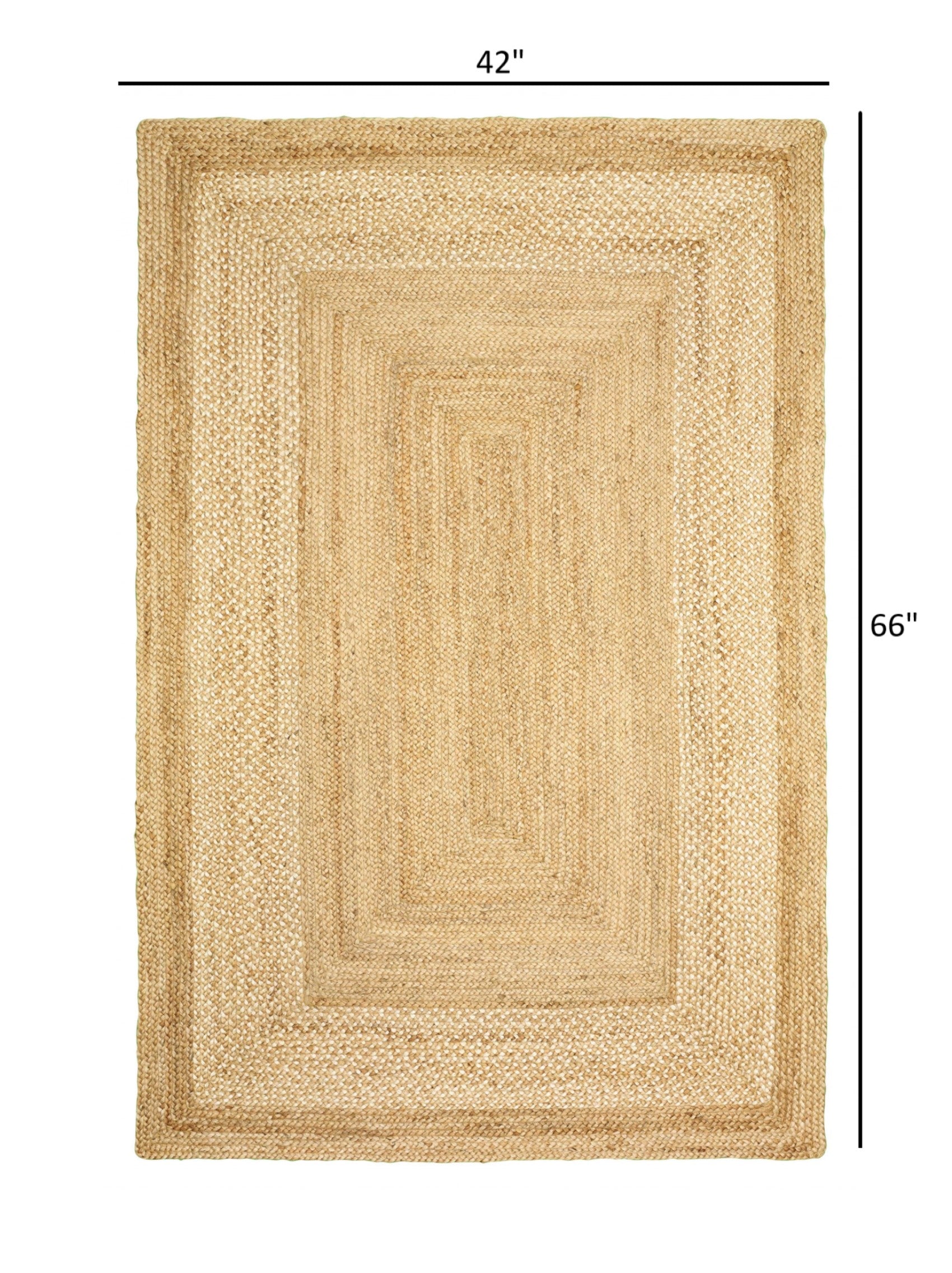 4’ x 6’ Classic Tan Bordered Area Rug