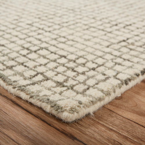 8' X 10' Tan Wool Hand Loomed Area Rug