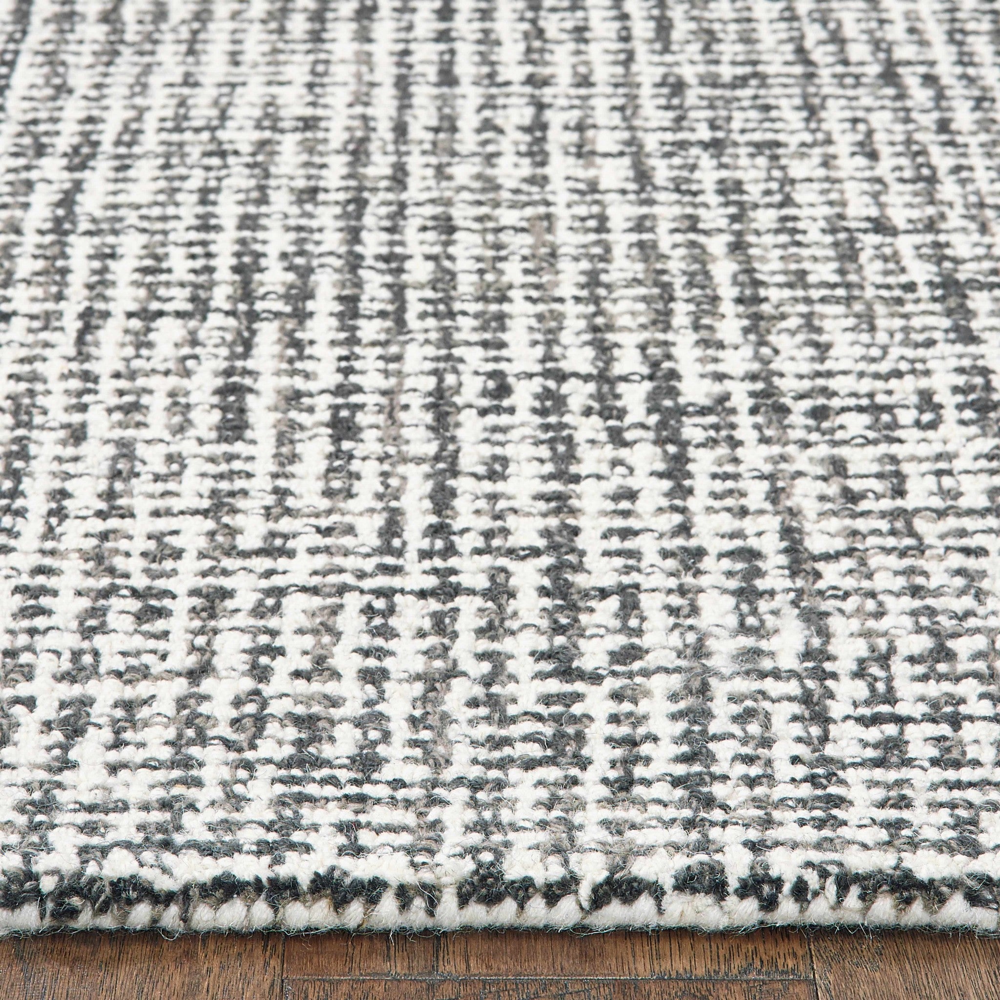 9’ x 12’ Gray Interwoven Maze Area Rug