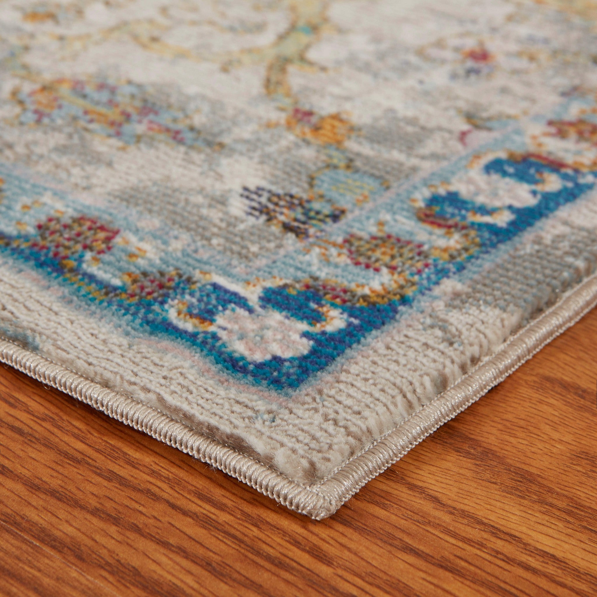 5' X 8' Beige Dhurrie Area Rug