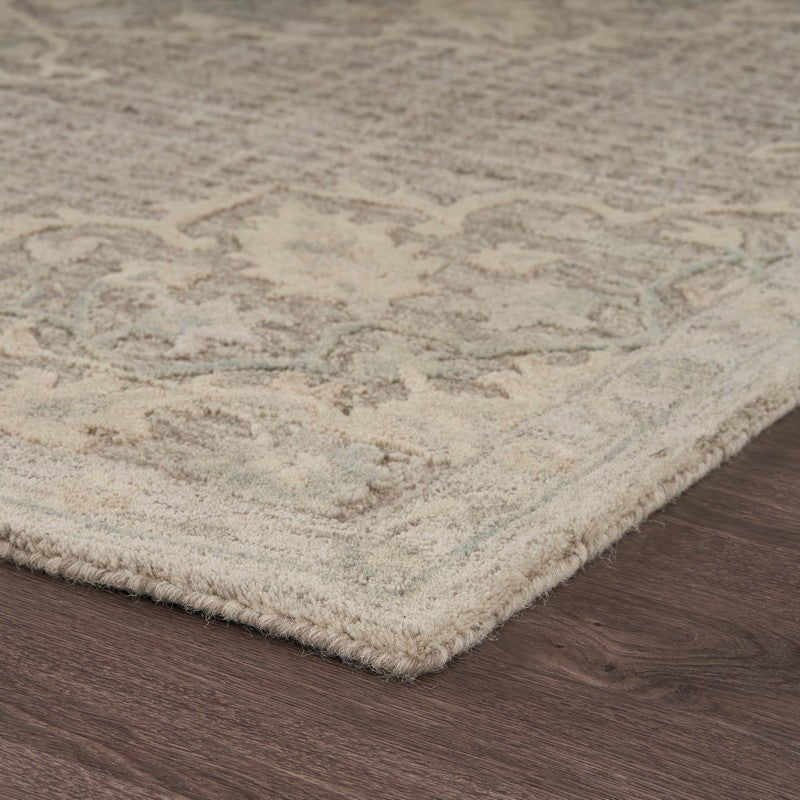 8' X 10' Beige Wool Dhurrie Handmade Area Rug