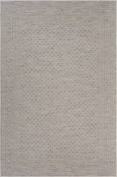 5' X 7' Gray Indoor Outdoor Area Rug