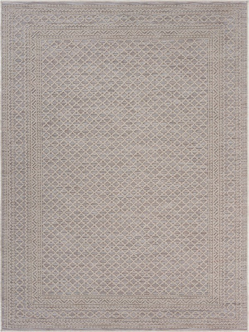 8' X 10' Gray Indoor Outdoor Area Rug