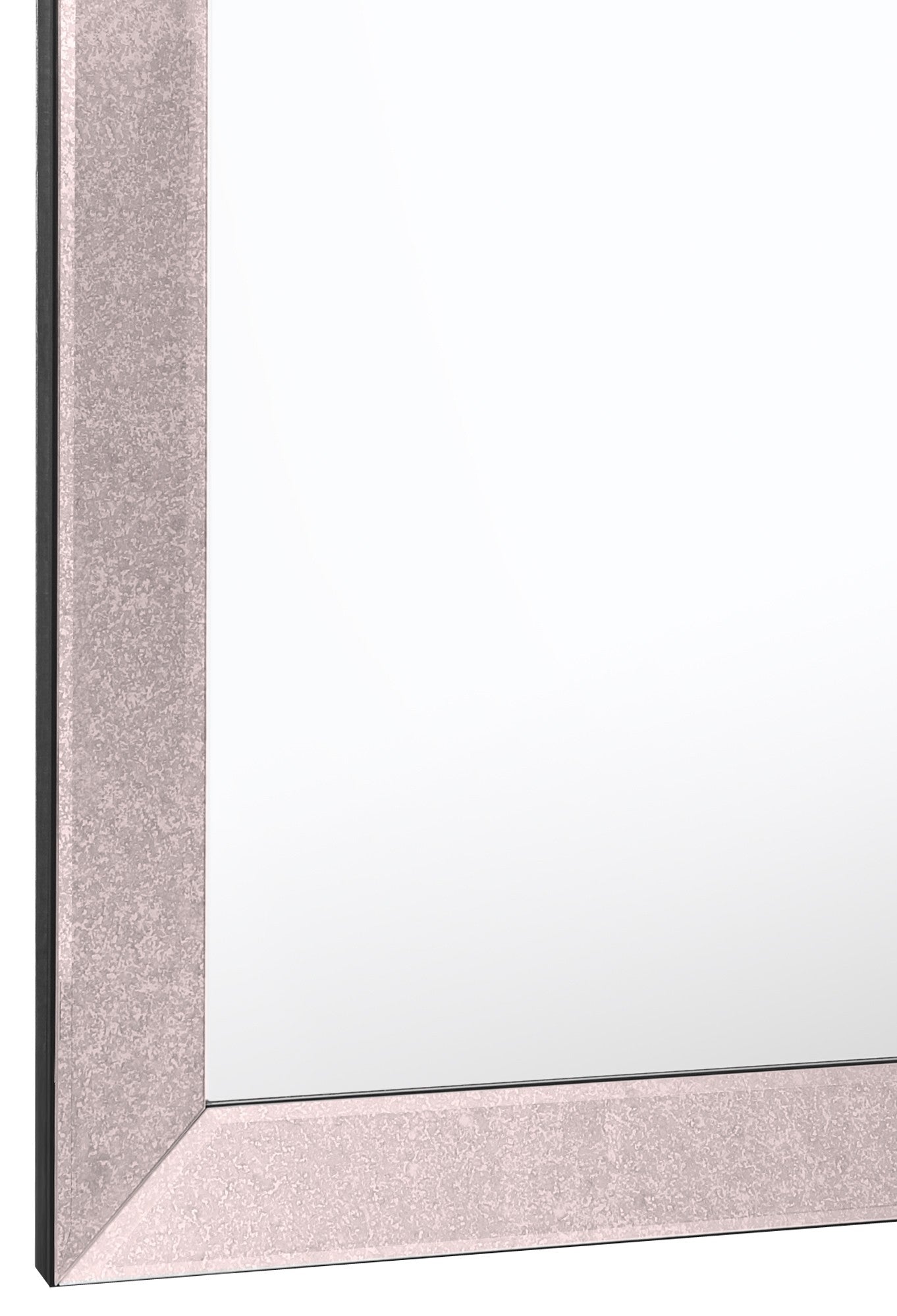 Gray Square Accent Glass Mirror