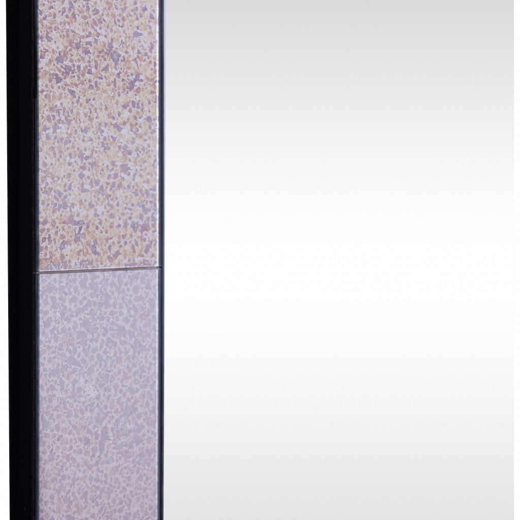 Gray Novelty Accent Glass Mirror