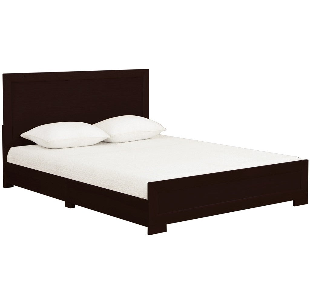 Espresso Wood Full Platform Bed