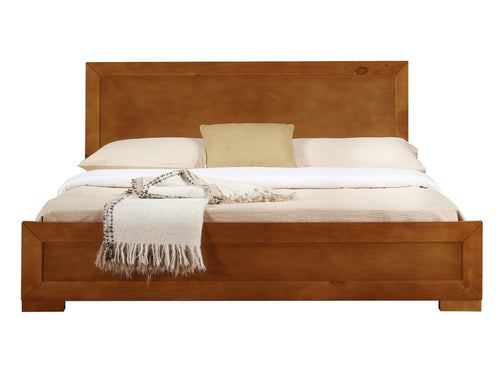 Oak Wood King Platform Bed