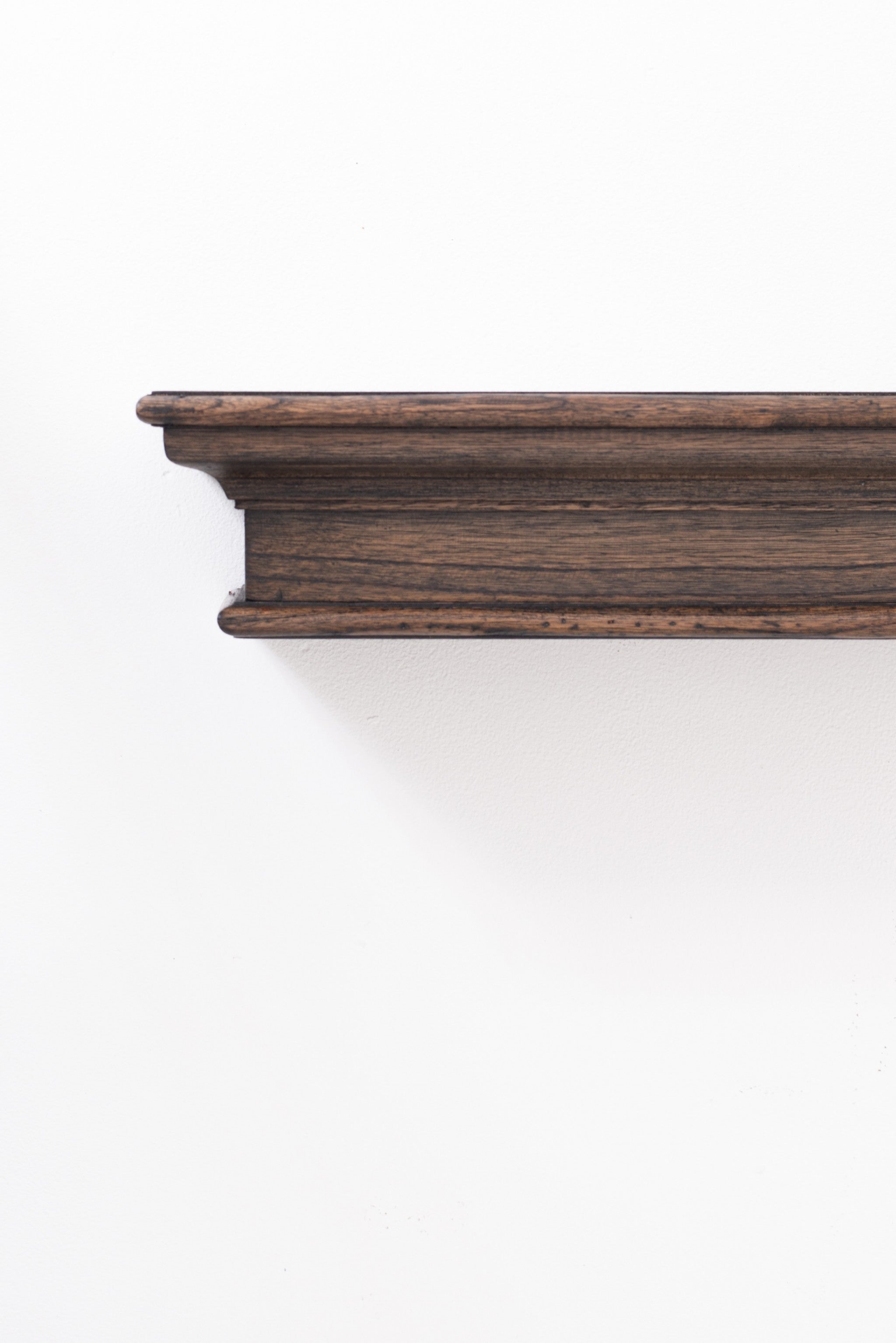 23" Black Wash Floating Wall Shelf