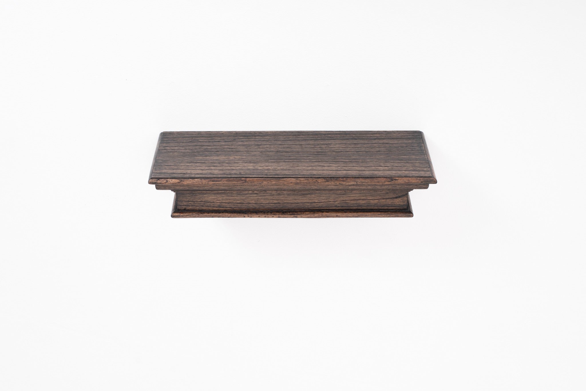 23" Black Wash Floating Wall Shelf