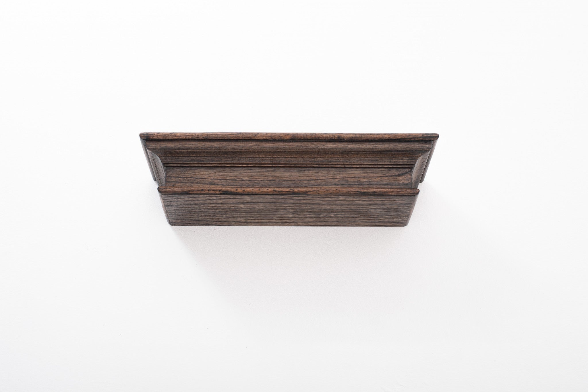 23" Black Wash Floating Wall Shelf