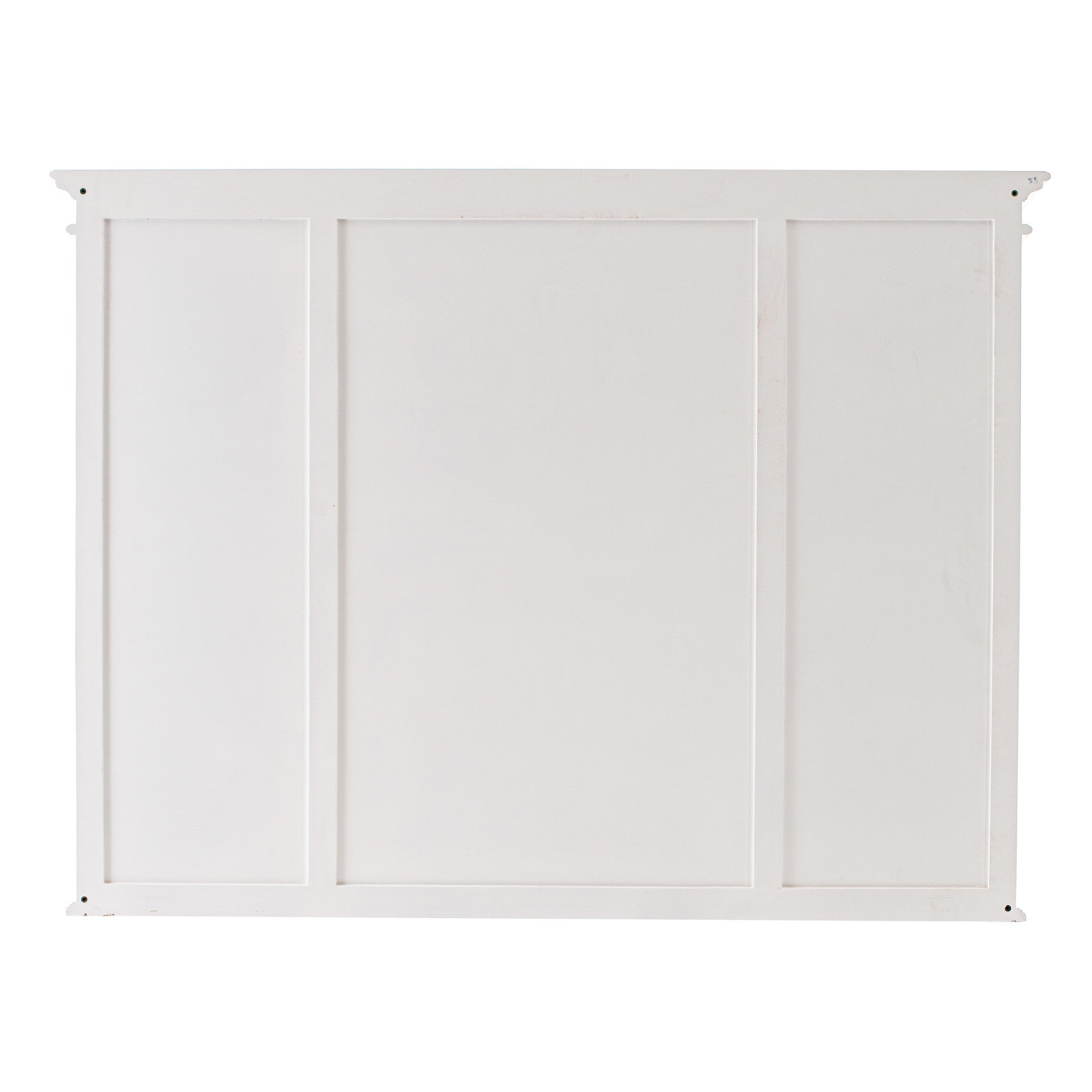 71" White Standard Dining Hutch With Twelve Drawers And Three Drawers