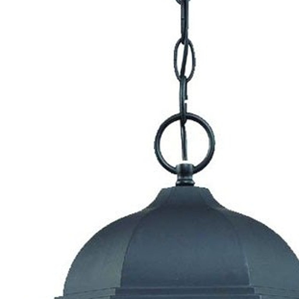 Telfair 3-Light Matte Black Hanging Light