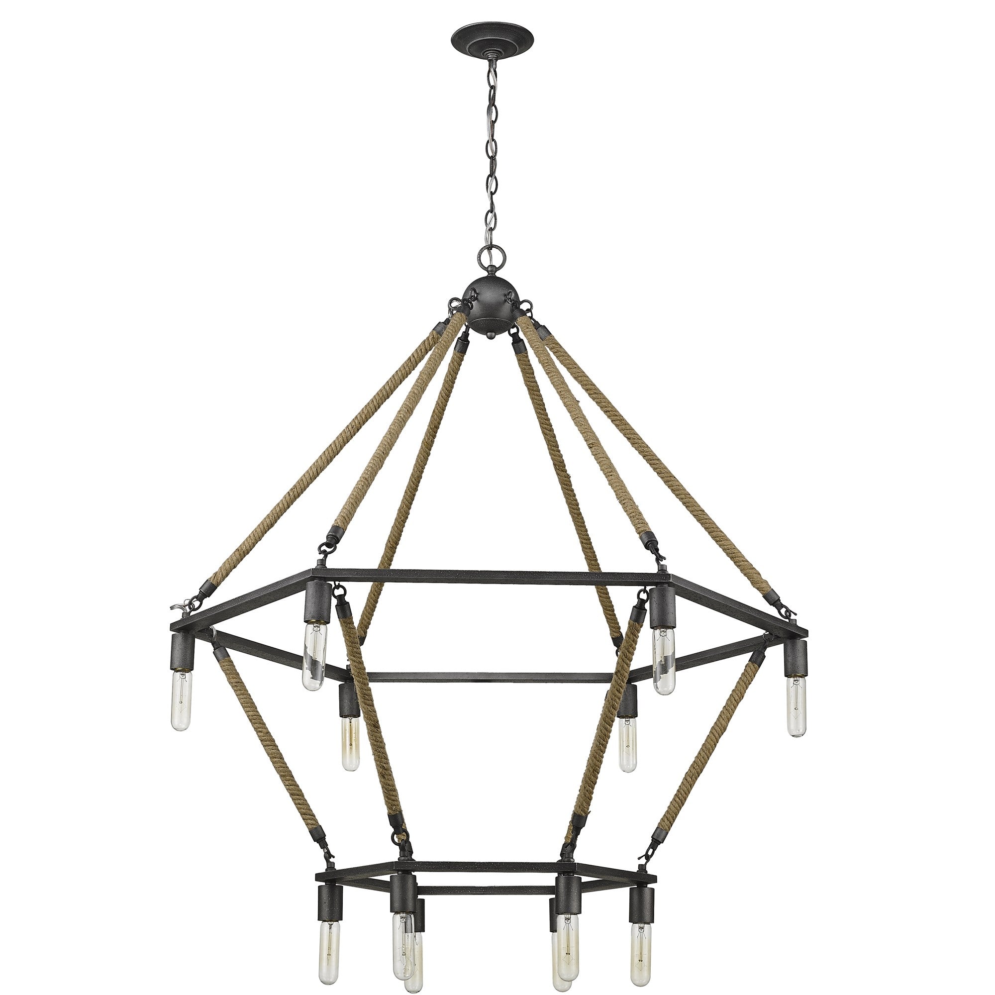 Holden 12-Light Antique Gray Wagon Wheel Chandelier