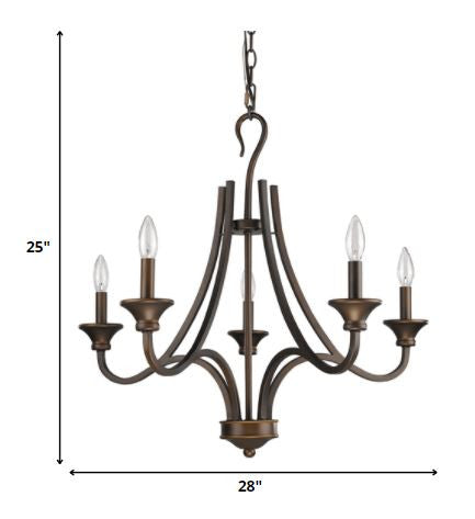 Michelle 5-Light Oil-Rubbed Bronze Chandelier