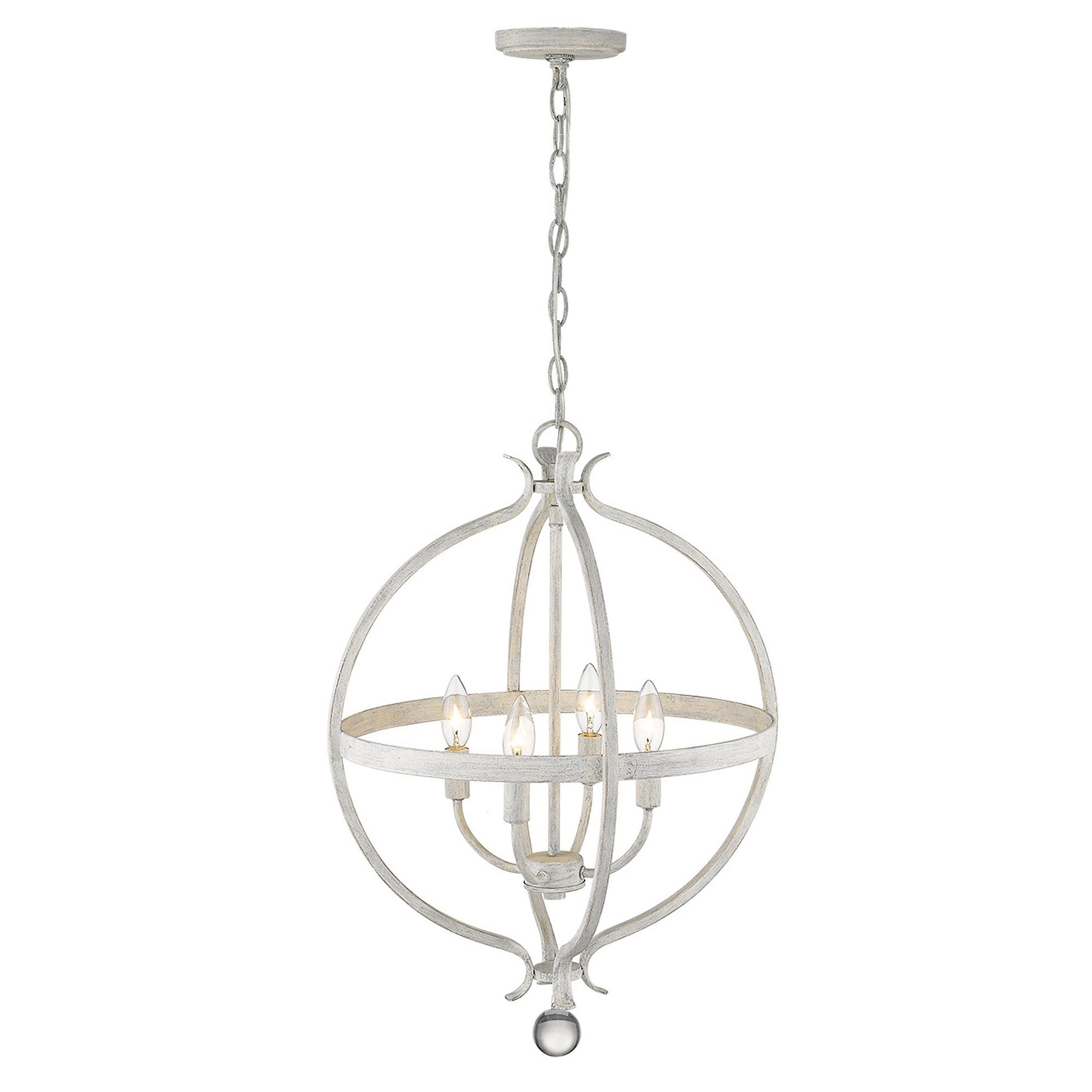 Callie 4-Light Country White Pendant