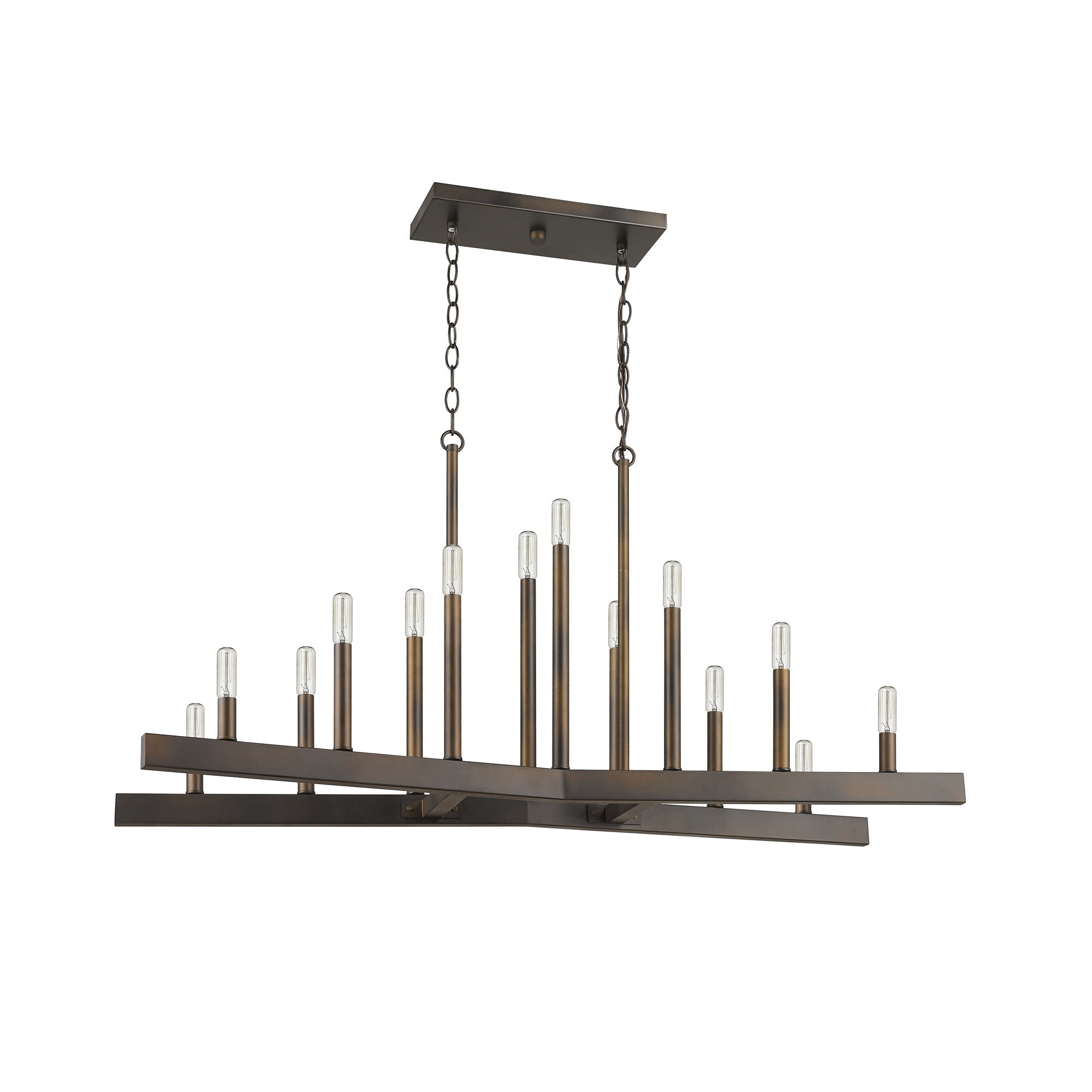 Fallon 14-Light Oil-Rubbed Bronze Island Pendant